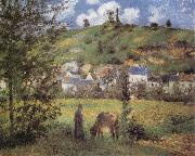 Camille Pissarro Landscape at Chaponval oil painting picture wholesale